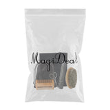 Maxbell Maxbell 4x Bristle Beard Brush Beard Scissor Steel Comb Hair Comb Grooming Supplies