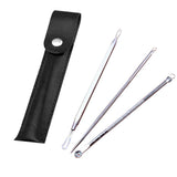 Maxbell Maxbell 3Pcs Blackhead Remover Extractor Tool for Blackhead Acne Spot Cleaners Black