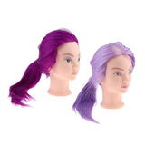 Maxbell Maxbell Hair Styling Mannequin Head Hairdresser Training Manikin Head Purple