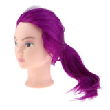 Maxbell Maxbell Hair Styling Mannequin Head Hairdresser Training Manikin Head Purple