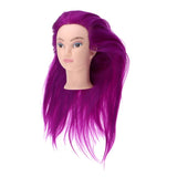 Maxbell Maxbell Hair Styling Mannequin Head Hairdresser Training Manikin Head Purple