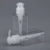 Maxbell Maxbell 2Pcs Square Lotion Dispenser Bottle Vials Empty Hand Sanitizer Jar 100ml