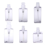 Maxbell Maxbell 2Pcs Square Lotion Dispenser Bottle Vials Empty Hand Sanitizer Jar 100ml