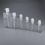 Maxbell Maxbell 2Pcs Square Lotion Dispenser Bottle Vials Empty Hand Sanitizer Jar 100ml