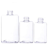 Maxbell Maxbell 2Pcs Square Lotion Dispenser Bottle Vials Empty Hand Sanitizer Jar 100ml