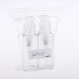 Maxbell Maxbell 2Pcs Square Lotion Dispenser Bottle Vials Empty Hand Sanitizer Jar 100ml