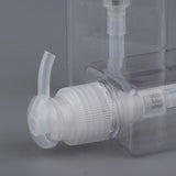 Maxbell Maxbell 2Pcs Square Lotion Dispenser Bottle Vials Empty Hand Sanitizer Jar 100ml