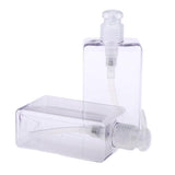 Maxbell Maxbell 2Pcs Square Lotion Dispenser Bottle Vials Empty Hand Sanitizer Jar 280ml