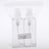 Maxbell Maxbell 2Pcs Square Lotion Dispenser Bottle Vials Empty Hand Sanitizer Jar 280ml