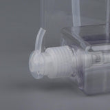 Maxbell Maxbell 2Pcs Square Lotion Dispenser Bottle Vials Empty Hand Sanitizer Jar 280ml