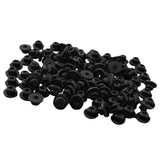 Maxbell Maxbell 100 Rubber Grommets Nipples for Tattoo Machine Part Needles Supplies Black