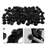 Maxbell Maxbell 100 Rubber Grommets Nipples for Tattoo Machine Part Needles Supplies Black