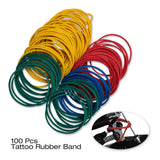 Maxbell Maxbell Tattoo Grommets/O Rings/Rubber Band/Cleaning Brush Tattoo Supply Kit Green