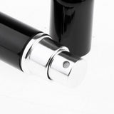 Maxbell Maxbell 3x 5ml Empty Glass Spray Bottle Pump Fine Mist Perfume Atomizer gloss black