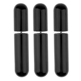 Maxbell Maxbell 3x 5ml Empty Glass Spray Bottle Pump Fine Mist Perfume Atomizer gloss black