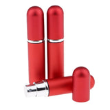Maxbell Maxbell 3x 5ml Empty Glass Spray Bottle Pump Fine Mist Perfume Atomizer matte red