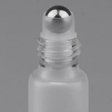 Maxbell Maxbell 6Pcs Empty Perfume Essential Oil Roll on Bottles 5ml Mat Glass Roller Bottle Black