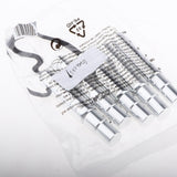 Maxbell Maxbell 5x 10ml Empty Perfume Atomizer Bottle Pump Fine Mist Sprayer Shiny Sliver