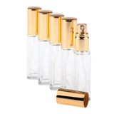 Maxbell Maxbell 5x 8ml Refillable Perfume Atomizer Empty Spray Bottle Golden Cap