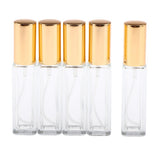 Maxbell Maxbell 5x 8ml Refillable Perfume Atomizer Empty Spray Bottle Golden Cap
