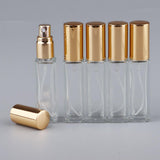 Maxbell Maxbell 5x 8ml Refillable Perfume Atomizer Empty Spray Bottle Golden Cap