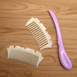Maxbell Maxbell Plastic Detachable Wide Tooth Detangling Hair Comb No Static Comb Purple