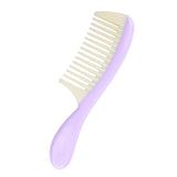 Maxbell Maxbell Plastic Detachable Wide Tooth Detangling Hair Comb No Static Comb Purple