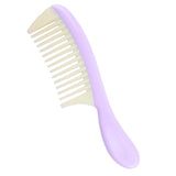 Maxbell Maxbell Plastic Detachable Wide Tooth Detangling Hair Comb No Static Comb Purple