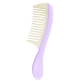 Maxbell Maxbell Plastic Detachable Wide Tooth Detangling Hair Comb No Static Comb Purple