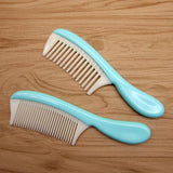 Maxbell Maxbell Plastic Detachable Fine Tooth Detangling Hair Comb No Static Comb Light Blue