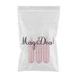 Maxbell 3pcs Empty Makeup Cosmetic Tubes Lipstick Lip Balm Container DIY Tools Pink