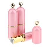 Maxbell 3pcs Empty Makeup Cosmetic Tubes Lipstick Lip Balm Container DIY Tools Pink