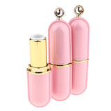 Maxbell 3pcs Empty Makeup Cosmetic Tubes Lipstick Lip Balm Container DIY Tools Pink