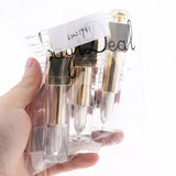 Maxbell Maxbell 3 Empty Liquid Lipstick Containers DIY Lip Gloss Tube Lip Color Sample Tubes