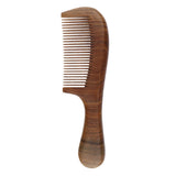 Maxbell Maxbell Women Antistatic Natural Green Sandalwood Long Handle Hair Comb Fine Tooth