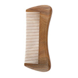 Maxbell Maxbell Anti-Static Thicken Green Sandalwood Comb Wide Tooth fo Curly Hair Women Men