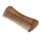 Maxbell Maxbell Anti-Static Thicken Green Sandalwood Comb Wide Tooth fo Curly Hair Women Men