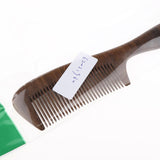 Maxbell Maxbell Handcrafted Natural Wooden Fine-toothed Anti-static Massage Comb with Handle