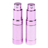Maxbell Maxbell 2Pcs Portable 6ml Refillable Perfume Atomizer Empty Bottle Pump Spray Purple