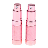 Maxbell Maxbell 2Pcs Portable 6ml Refillable Perfume Atomizer Empty Bottle Pump Spray Pink