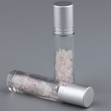 Maxbell Maxbell 10ml Crystal Glass Roll-onBottle Natural Crystal Stone Rose Quartz