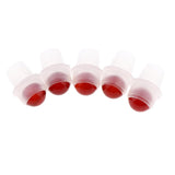 Maxbell Maxbell 5Pcs Replacement Ball Roller Tops for Essential Oils Bottles  Red