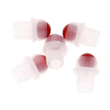 Maxbell Maxbell 5Pcs Replacement Ball Roller Tops for Essential Oils Bottles  Red