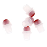 Maxbell Maxbell 5Pcs Replacement Ball Roller Tops for Essential Oils Bottles  Red