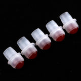 Maxbell Maxbell 5Pcs Replacement Ball Roller Tops for Essential Oils Bottles  Red