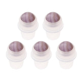 Maxbell Maxbell 5Pcs Replacement Ball Roller Tops for Essential Oils Bottles  Light Purple