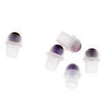 Maxbell Maxbell 5Pcs Replacement Ball Roller Tops for Essential Oils Bottles  Light Purple