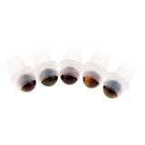 Maxbell Maxbell 5Pcs Replacement Ball Roller Tops for Essential Oils Bottles  Brown