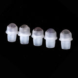 Maxbell Maxbell 5Pcs Replacement Ball Roller Tops for Essential Oils Bottles  Light Brown