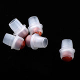 Maxbell Maxbell 5Pcs Replacement Ball Roller Tops for Essential Oils Bottles  Wine Red